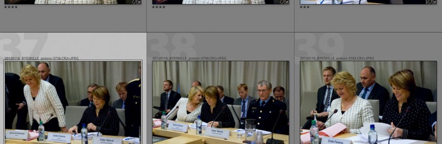 Bilder fra høring i Stortingets 22. juli-komité (18. januar 2012)