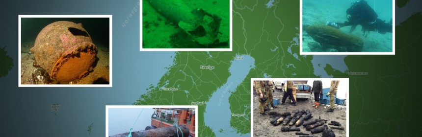 Montasje: Eksplosiver i norsk natur (foto: Forsvaret/NRK Grafikk)